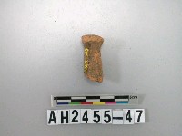 藏品(紅色細砂陶把殘件)的圖片